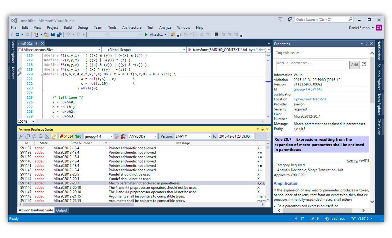 Axivion Bauhaus Suite - Gopalam Embedded Systems